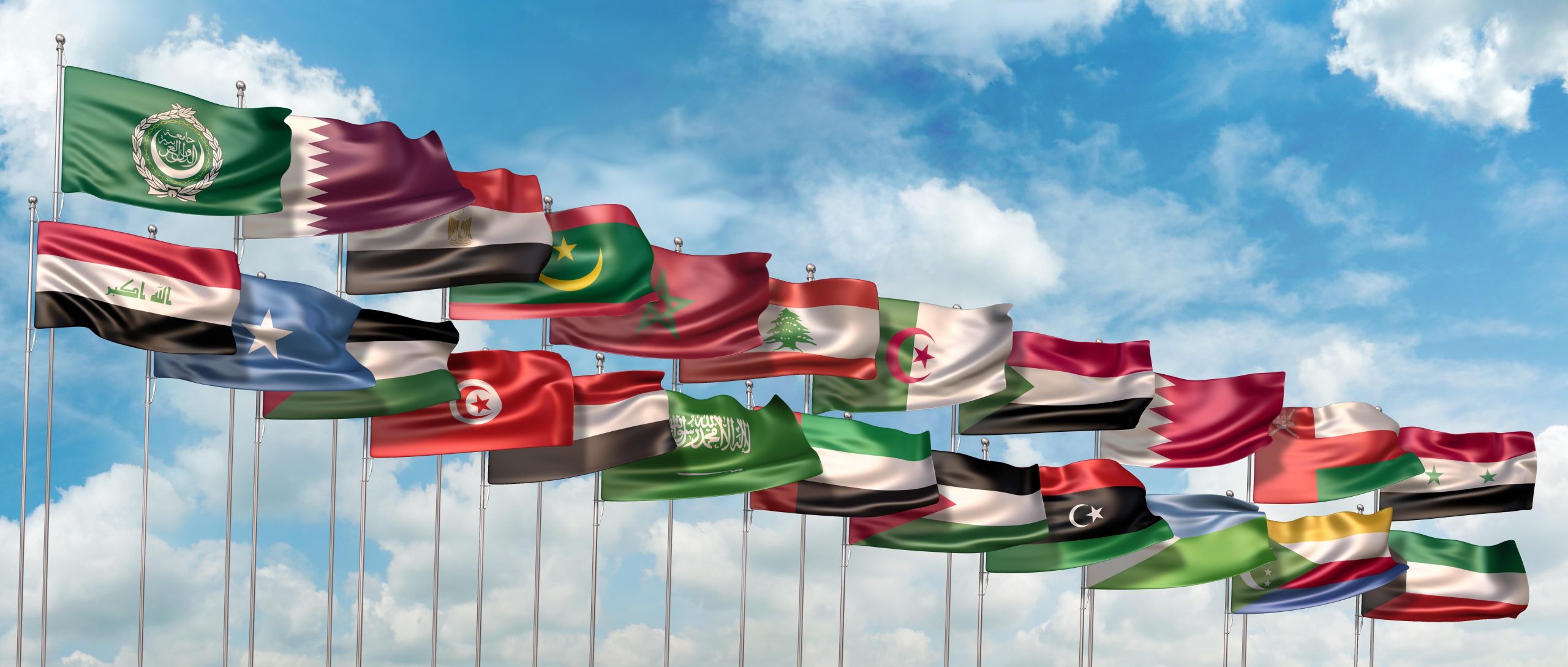 22 Арабские страны флаги