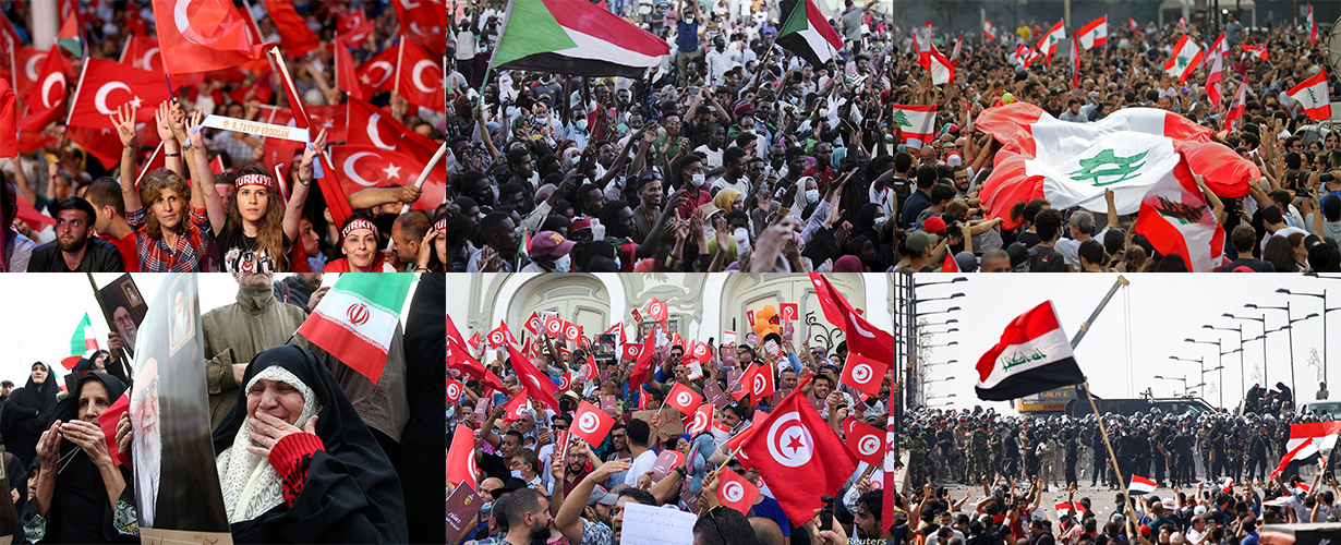 كيف تصاعدت دورة الاحتجاج في الشرق الأوسط نهاية 2021؟
