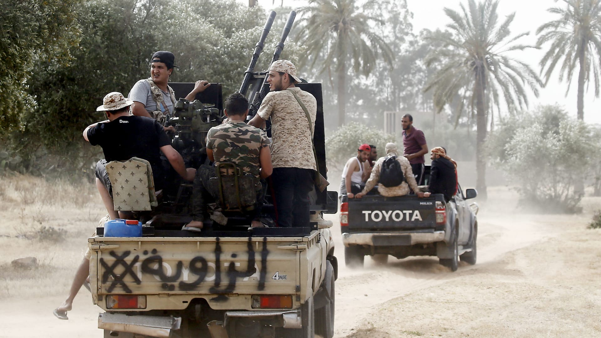 Libya’daki geçici güvenlik, siyasi kriz ve Zaviye olayları
